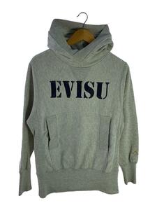 EVISU◆エヴィス/パーカー/コットン/グレー/プリント