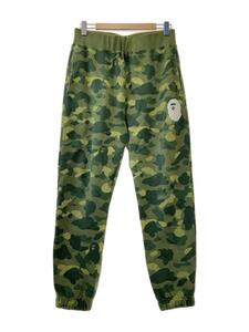 A BATHING APE◆Color Camo Sweat Pant/スウェットパン/M/コットン/カーキ/カモフラ/001PTI801001M