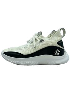 UNDER ARMOUR◆ハイカットスニーカー/26cm/WHT/3023085-103/UA CURRY8/ホワイト