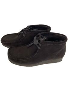 Clarks◆wallabee bootsブーツ/26.5cm/BLK/スウェード/61355796