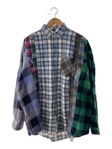 Rebuild by Needles◆Flannel Shirt/リメイク/再構築/コットン/マルチカラー/チェック/IN242