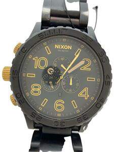 NIXON◆クォーツ腕時計/アナログ/-/BLK/THE 51-30 CHRONO