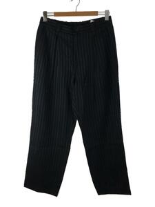 Sasquatchfabrix.◆KUNG-FU TAPERED PANTS/スラックスパンツ/M/リネン/NVY/ストライプ//