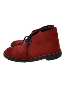 Clarks◆チャッカブーツ/US7.5/BRD/スウェード/13292