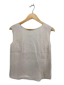 Mystrada* no sleeve blouse /36/ rayon /BEG/ plain 