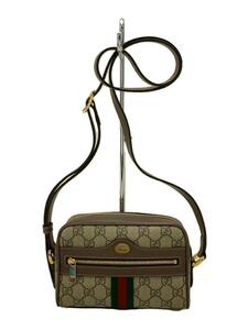 GUCCI◆ショルダーバッグ_オフィディア_GGスプリーム_ウェブ/-/GRY/総柄