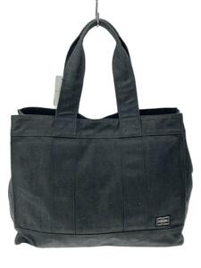 PORTER◆SMOKY TOTE BAG(L)/トートバッグ/キャンバス/592-06576