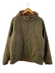 THE NORTH FACE◆COMPACT NOMAD JACKET_コンパクトノマドジャケット/XL/ナイロン/KHK/無地