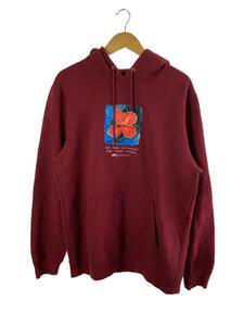 STUSSY◆パーカー/L/コットン/RED/Z4000SAS18