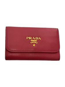 PRADA◆スレ有/キーケース/レザー/PNK/レディース/1PG222