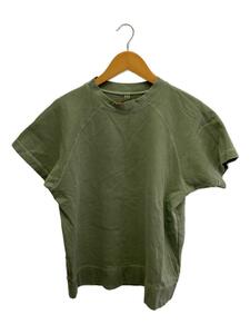 Nigel Cabourn◆LYBRO/半袖スウェットTシャツ/46/コットン/GRN/無地/8036-13-21000