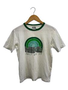 NIKE◆00s/ゴツナイキ/レインボー/Tシャツ/L/コットン/グリーン/361375-100/汚れ有