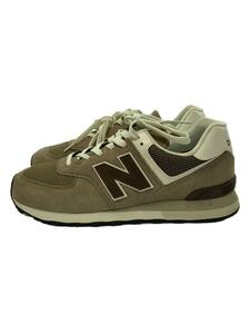 NEW BALANCE◆U574/ブラウン/27.5cm/BRW/スウェード