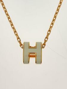 HERMES◆ポップアッシュミニネックレス/ネックレス/-/GLD/トップ有/レディース