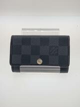 LOUIS VUITTON◆ルイヴィトン/N62662/ミュルティクレ6_ダミエ・グラフィット_BLK/PVC/BLK/総柄/メンズ_画像1