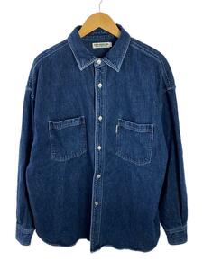 COOTIE◆Denim Work Shirt/長袖シャツ/L/コットン/IDG