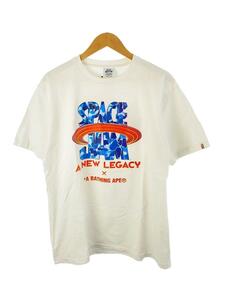 A BATHING APE◆×SPACE JAM/Tシャツ/XL/コットン/ホワイト