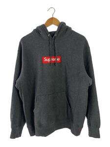 Supreme◆Box Logo Hooded Sweatshirt/パーカー/M/コットン/GRY