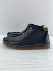 Clarks◆ブーツ/UK5D/BLK/ソール劣化/紐無し/カビ有