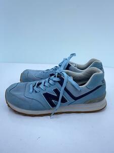 NEW BALANCE◆ニューバランス/ML574/28cm/BLU/スウェード