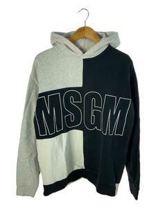 MSGM◆18AW/カラー切替プルオーバーパーカー/XS/コットン/GRY/2540MM82X