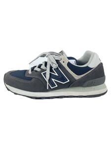 NEW BALANCE◆ローカットスニーカー/23.5cm/NVY/ナイロン/ML574EI2