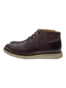 COLE HAAN◆チャッカブーツ/9M/BRW/レザー/C23430