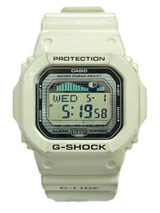 CASIO◆クォーツ腕時計・G-SHOCK/デジタル/ラバー/WHT/WHT