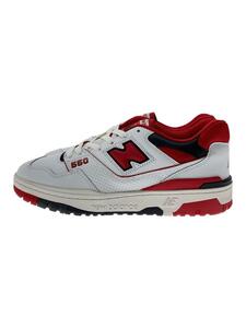 NEW BALANCE◆ローカットスニーカー/27.5cm/RED/BB550SE1