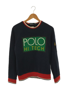 POLO RALPH LAUREN◆スウェット/S/コットン/ネイビー/HI TECH/ラグラン