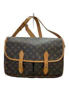 LOUIS VUITTON◆ルイヴィトン/ジベシエールGM_モノグラム・キャンバス_BRW/PVC/BRW