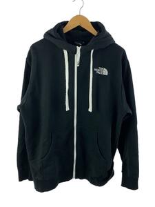 THE NORTH FACE◆REARVIEW FULL ZIP HOODIE_リアビューフルジップフーディ/XL/コットン/BLK