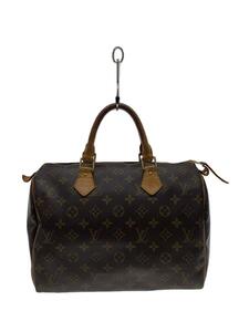 LOUIS VUITTON◆1)スピーディ30_モノグラム・キャンバス_BRW/PVC/BRW