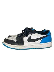 NIKE◆AIR JORDAN 1 LOW OG/エア ジョーダン 1 ロー OG/27cm/ホワイト/レザー