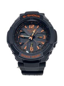 CASIO◆ソーラー腕時計・G-SHOCK/アナログ/ブラック/GW-3000B-1AJF