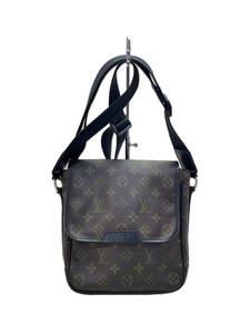 LOUIS VUITTON◆ショルダーバッグ/-/BRW/モノグラム/M56717/モノグラムマカサー バスPM/ ルイヴィトン