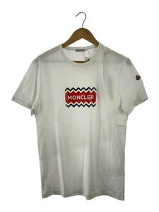 MONCLER◆Tシャツ/M/コットン/WHT/プリント/D20918037250 8390T