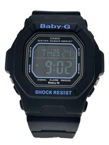 CASIO◆クォーツ腕時計・Baby-G/デジタル/BLK/BLK