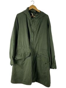 MILITARY◆60s/M-64/フランス軍/ジップ破損/モッズコート/-/コットン/KHK/無地