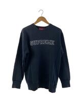 Supreme◆初期/カナダ製/Shattered Logo Crewneck/L/コットン/NVY/無地_画像1