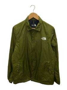 THE NORTH FACE◆THE COACH JACKET_ザ コーチジャケット/M/コットン/KHK/無地