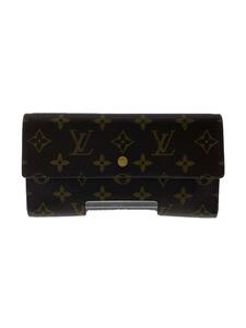 LOUIS VUITTON◆長財布/PVC/BRW/メンズ