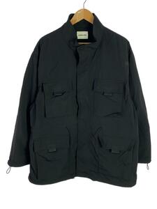 MONKEY TIME◆WASHER NYLON M-65 FIELD JACKET/L/ナイロン/BLK/8325-186-0055