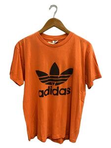 adidas◆80s/made in USA/Tシャツ/L/コットン/ORN