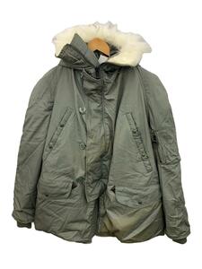 US.ARMY◆N-3B/03年製/モッズコート/L/コットン/KHK/8415-00-376-1710