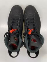 NIKE◆AIR JORDAN 6 RETRO/エアジョーダンレトロ/ブラック/384664-060/27.5cm/BLK_画像3