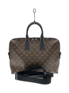 LOUIS VUITTON*1)poruto* when . man * Jules _ monogram * maca sa-_BRW/PVC/BRW/ total pattern 