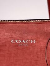 COACH◆ショルダーバッグ/PVC/PNK/無地/ピンク_画像5