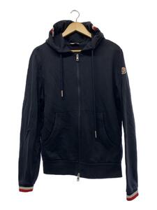 MONCLER◆ジップパーカー/L/シルク/NVY/無地/F10918G74200V8007