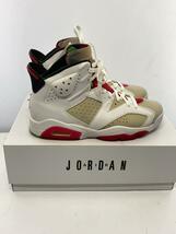 NIKE◆AIR JORDAN 6 RETRO_エアジョーダン6 レトロ/27.5cm/WHT_画像6